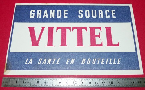Buvard grande source vittel - buvard,
