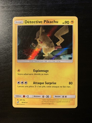 Carte pokémon détective - carte,