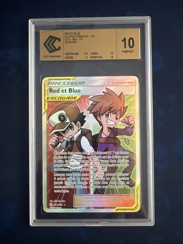 Carte pokemon red blue - red,