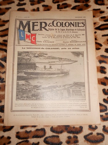 Revue mer colonies - colonies,, ligue