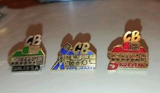 3 Pin's Cb Cibi Citizen-Band Radio Dirler - Dirland - Midland 