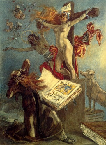 Felicien rops tentation - rops, de