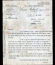 NANTES (44) MACHINE-OUTIL & OUTILLAGE "F. AUBERT-THOUVENIN / Lucien AUBERT" 1925