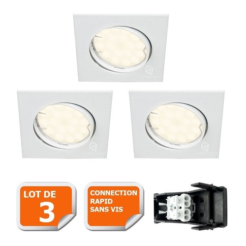 Lot spot encastrable - de, 3