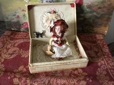 Petite Poupée Ancienne En Porcelaine, Paris France, Dans Beau Coffret Ancien