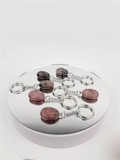 RHODONITE ROSE PORTE CLES