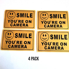 4 pack Smile You're On Camera