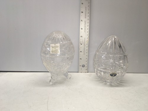 Clear glass egg lead - 2,