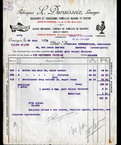 Limoges scierie usine - /,