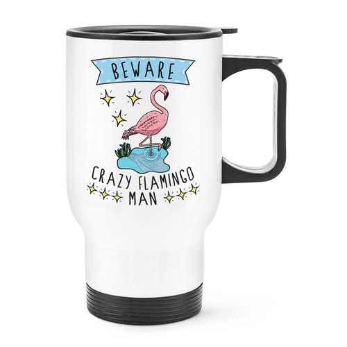 Attention fou flamant rose - flamant,