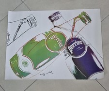 Affiche publicitaire perrier - publicitaire,