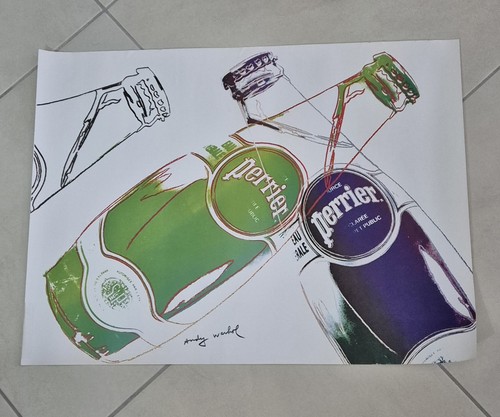 Affiche publicitaire perrier - affiche,