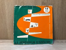 12 disques souples 33 tours LE RÉPÉTITEUR D'ANGLAIS / 5 ème 1963