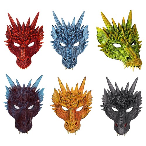 Masque tête dragon bouche - tête,
