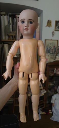 Poupée ancienne sfbj - poupée, tête