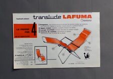 PUB PUBLICITE ANCIENNE ADVERT CLIPPING 200917 / FAUTEUIL-RELAX TRANSLUDE LAFUMA