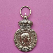 Médaille Napoléon 1er, campagne 1792 à 1815, Sainte Hélène 5 mai 1821