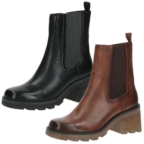 Caprice bottine femme cuir - bottine,