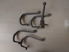 Lot de 5 patères porte manteau école vintage