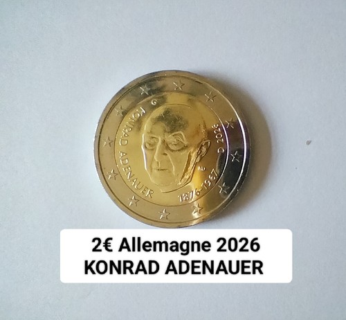 Pièce euros allemagne 2026 - pièce,