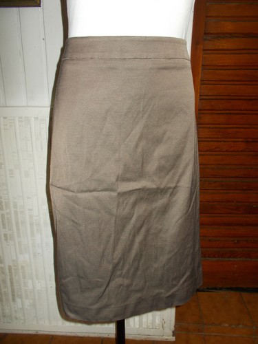Jupe marron taupe - , doublé