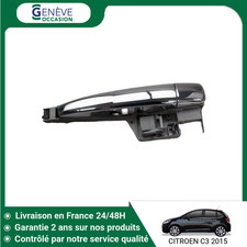 ?? POIGNEE EXTERIEURE PORTE ARRIERE DROIT CITROEN C3 ➤9101KZ ♻️