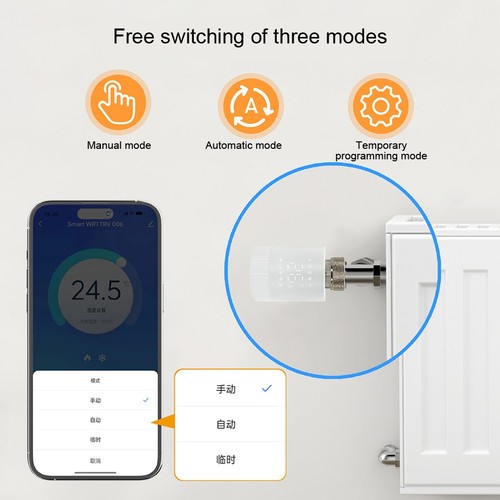 Vanne thermostatique wifi - vanne,