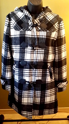 Womens checker wool blend - checker,