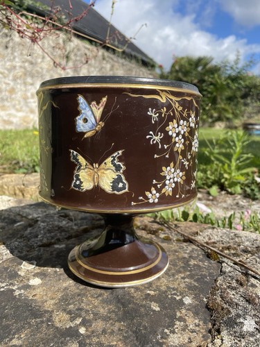Cache pot porcelaine - cache, en