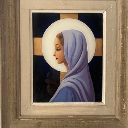 Portrait vierge fixé - vierge,