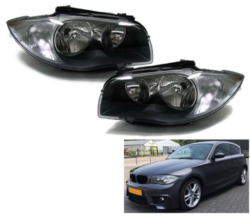 Phares avant noir feux bmw - phares,