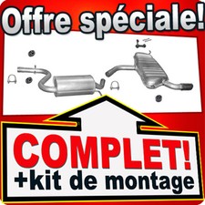 Ligne pot d'échappement pour