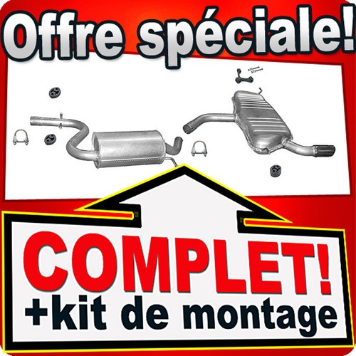 Ligne pot échappement pour - ligne,