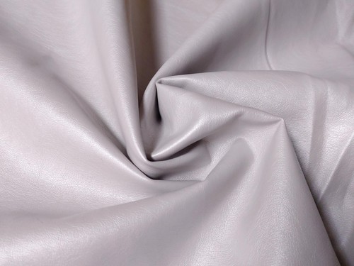 Tissu simili cuir gris - cuir,