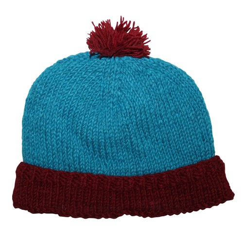 Bonnet laine avec pompon - bonnet,