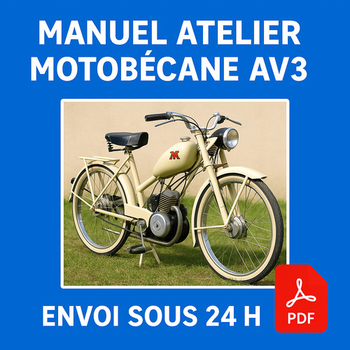 Manuel atelier motobécane av3 - manuel,