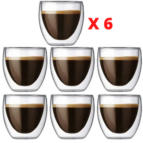 Set tasses café verre - à,
