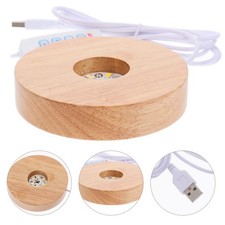  Support de lampe LED en bois