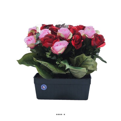 Jardinière funéraire fleurs
