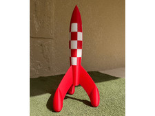 Fusée décorative tintin - décorative,