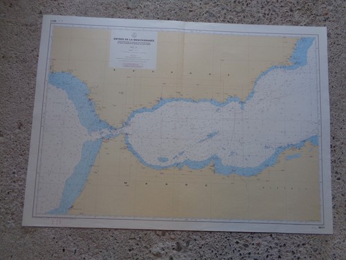 Carte marine méditerranée - marine,