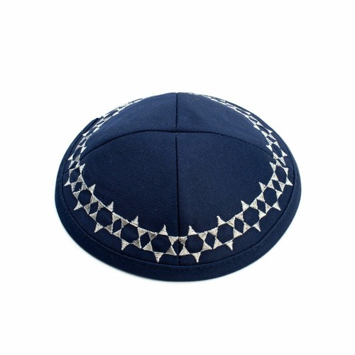 Kippa juive coton bleu - juive,