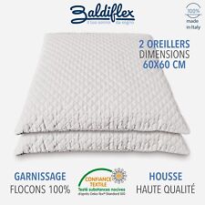 2X OREILLER MEMOIRE DE FORME