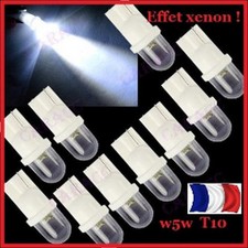AMPOULES LED W5W BLANC XENON VEILLEUSE T10 PUSH WEDGE LIGHT BULB WHITE