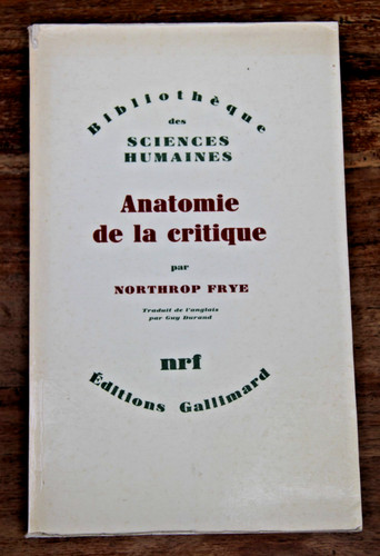 Anatomie critique - de, la
