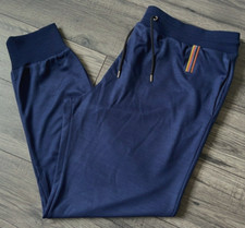 Paul Smith Bleu Marine Resserré Jogging / Vêtement de Loisirs Bas Taille L