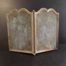 Grille protection pare feu accessoire cheminée cuivre bronze art déco N3959