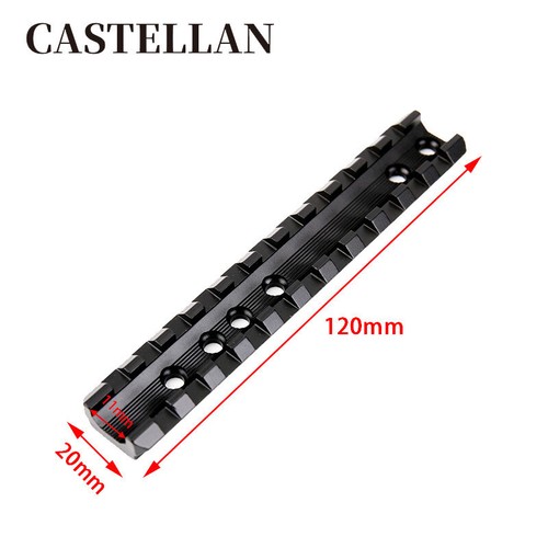 Rail picatinny pour - 20, mm