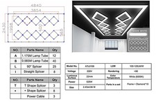 Système d'éclairage Plafond