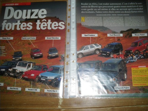 Dossier 4x4 range rover - dossier, rover/toyota